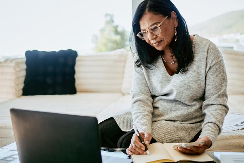 Woman on laptop
